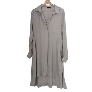 Ruti Collared Button Shirt Dress